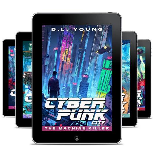 Cyberpunk City - The Complete Series (5-Ebook Value Bundle)